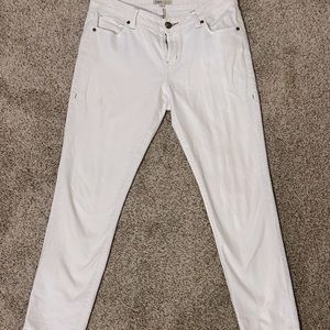 Cabi white denim jeans